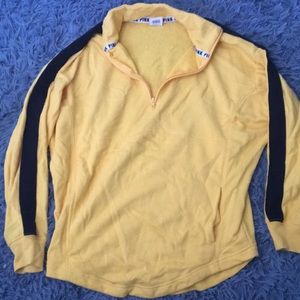 quarter zip pull over